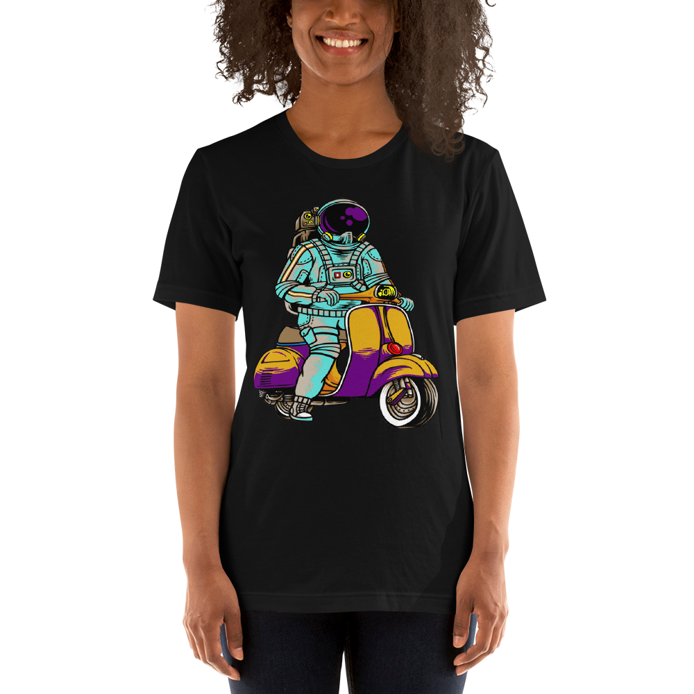 astronaut vespa T-shirt