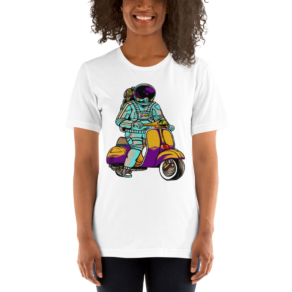 astronaut vespa T-shirt