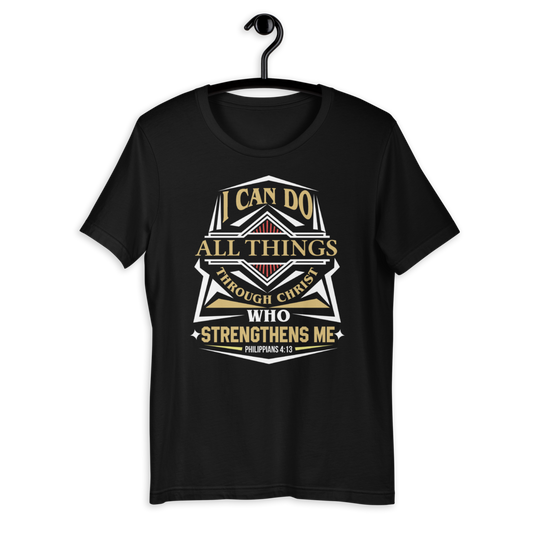 i can do  all thing through  t-shirt