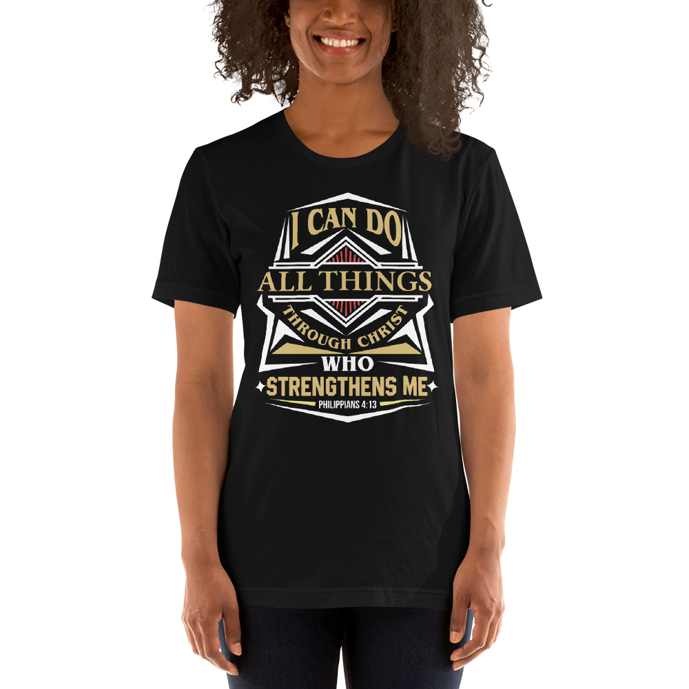 i can do  all thing through  t-shirt